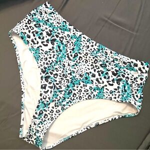 Cheetah Print high waisted bottom - XXL